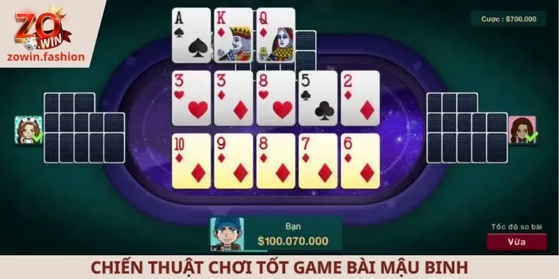 Chiến thuật chơi tốt game bài mậu binh